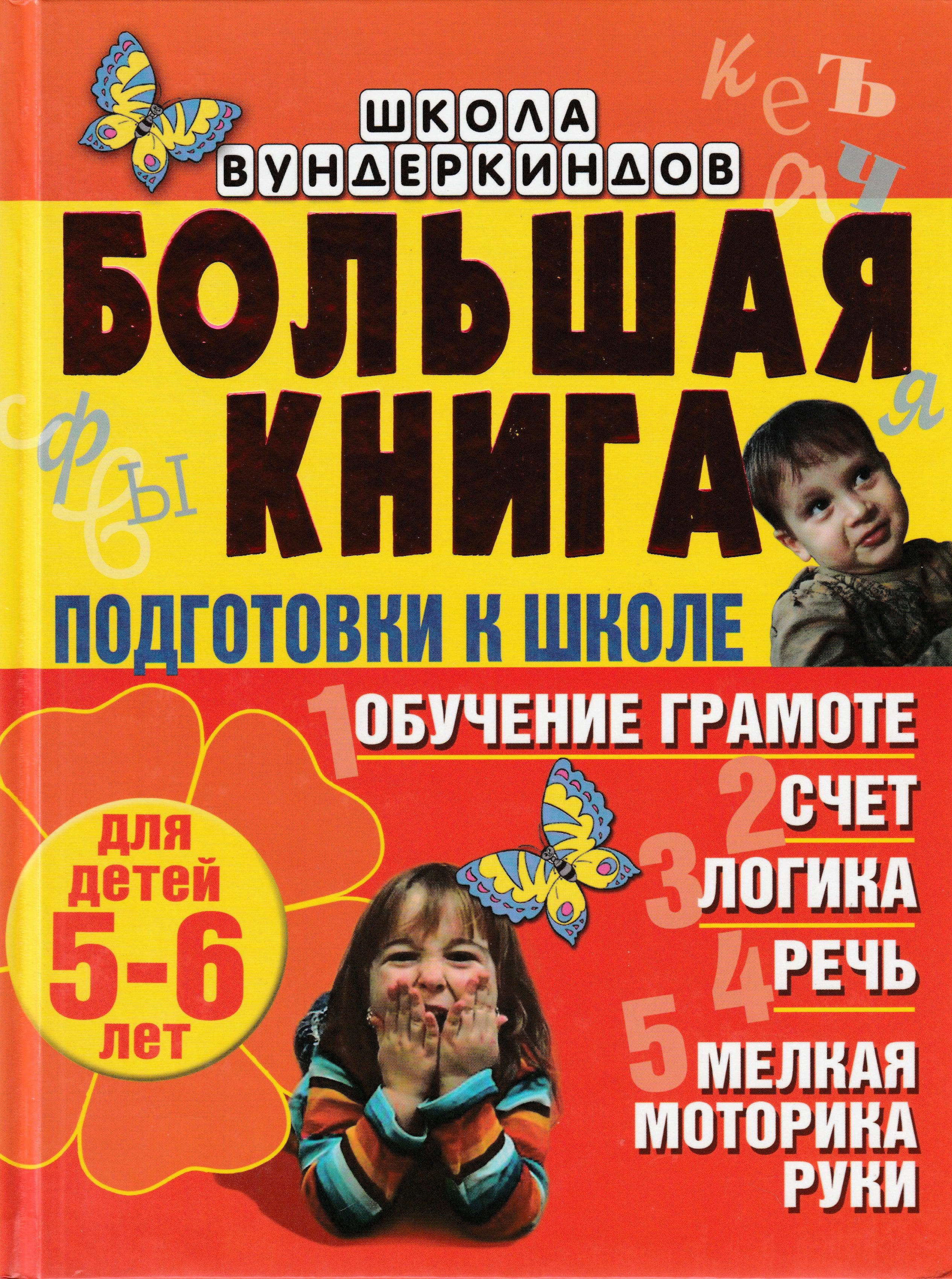 Большая книга подготовки к школе для детей 5-6 лет