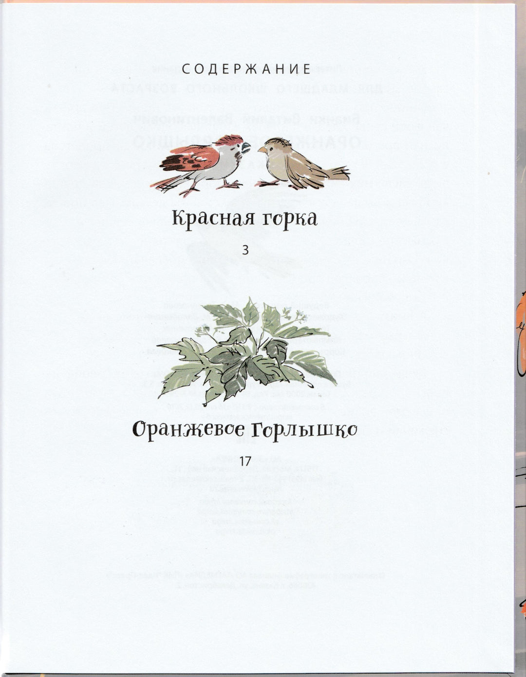 Бианки В. Оранжевое горлышко